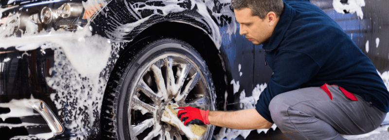 lavar vehiculo pintura