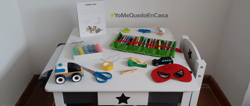 Creando coches de juguete en casa con mi hijo durante la cuarentena