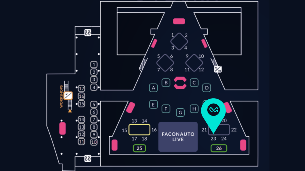 LOCALIZACIÓN STAND FACONAUTO 2026